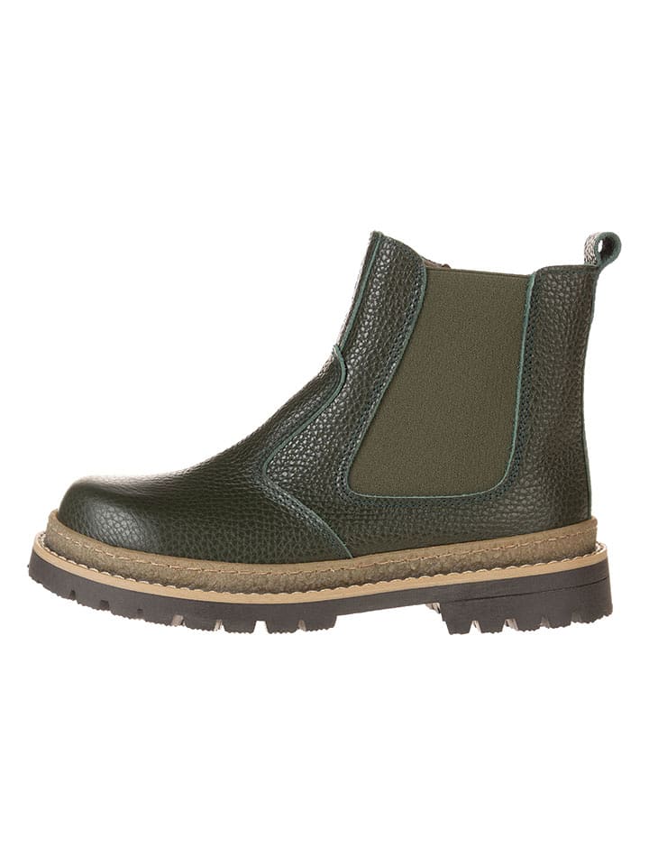 lamino Leder-Chelsea-Boots in Khaki - 30