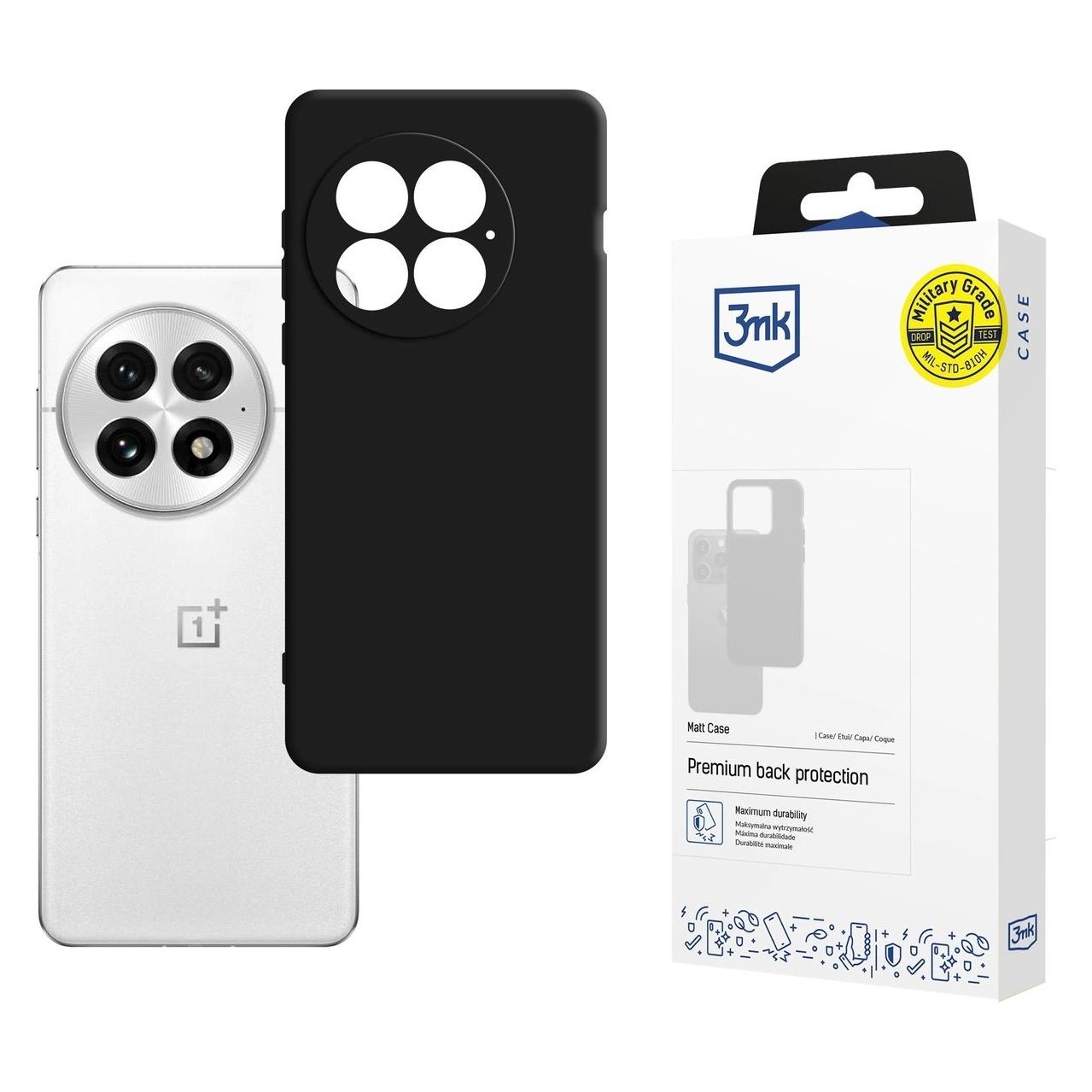 3MK Matt Case for OnePlus 13 - Black (OnePlus 13) (W-3MatCas-Op13-0)