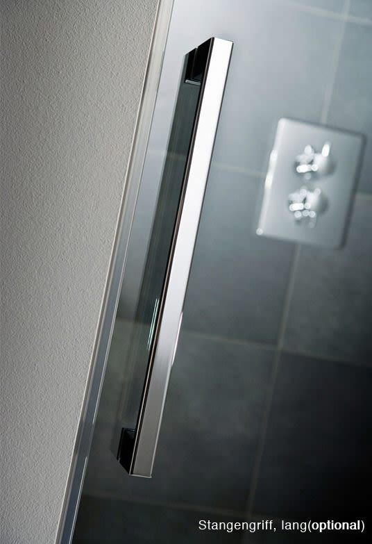 HSK K2P Drehtür und Nebenteil 75 cm für Seitenwand Anschlag rechts, Duschkabinen, 2175075-41-56-R,