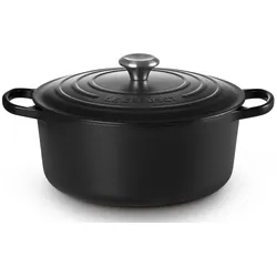 Le Creuset Runder Bräter Signature Ø 28cm - schwarz