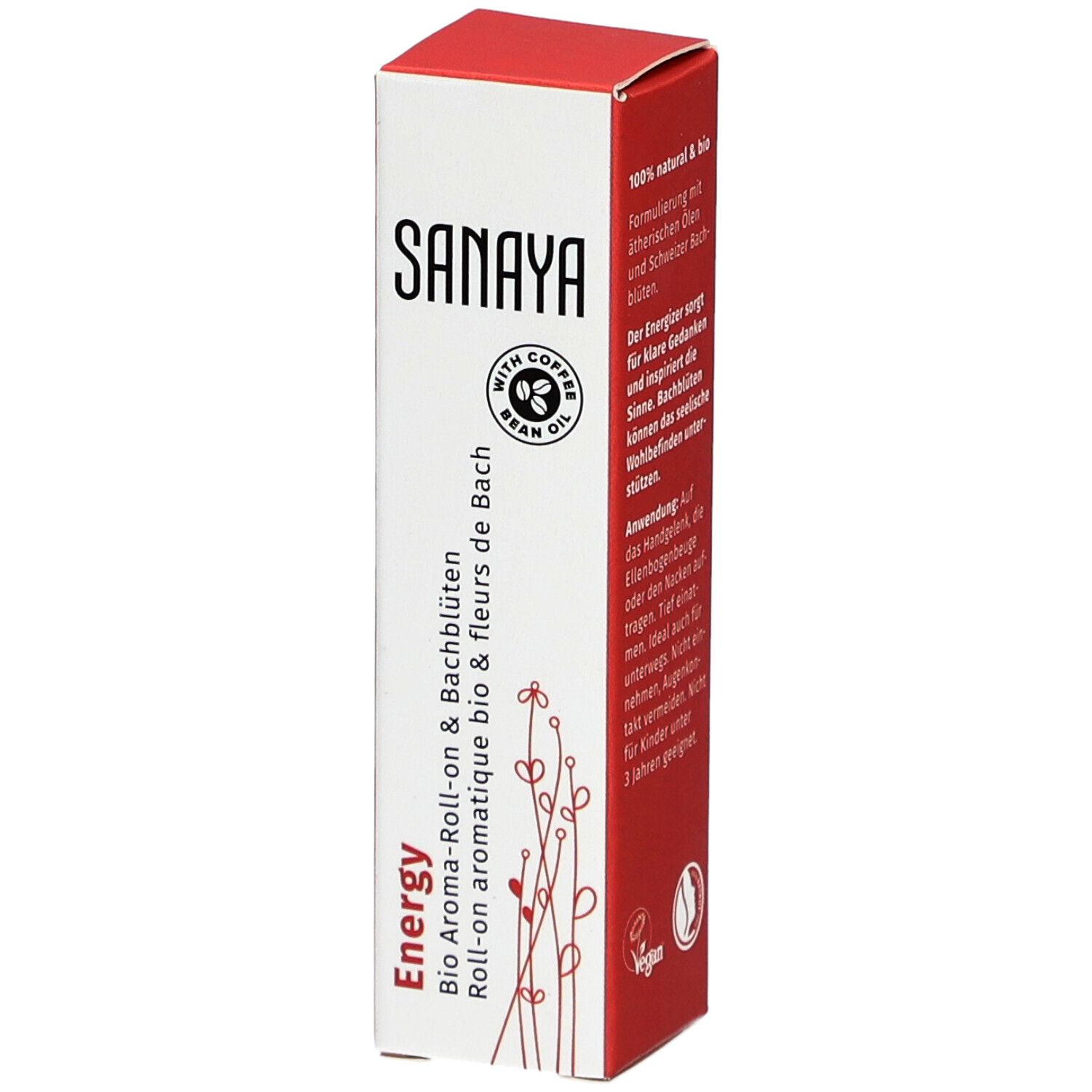 Sanaya Aroma&Bachblüt Roll on Energy Bio 10 ml Roller