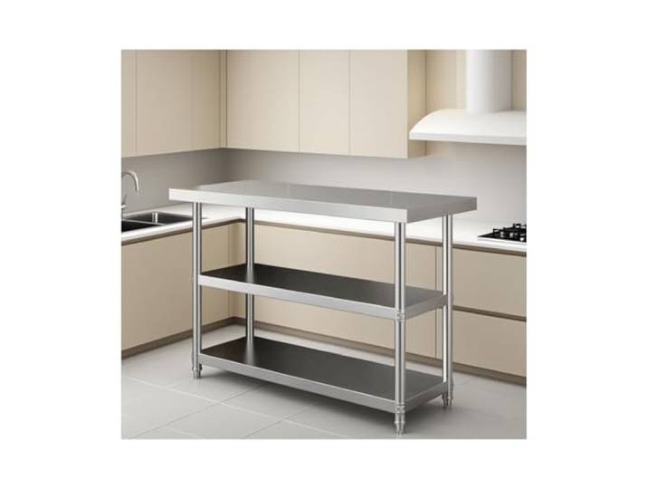 MNUvxzaewf Kommerzieller Tisch, Küchentisch, leicht zu reinigen(120 * 50 * 80cm/47.2 * 19.7 * 31.5in)