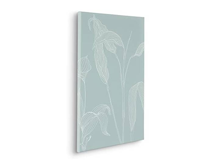 Komar Keilrahmenbild im Echtholzrahmen - Minty Green - Größe 40 x 60 cm - Wandbild, Kunstdruck, Wanddekoration, Design, Wohnzimmer, Schlafzimmer