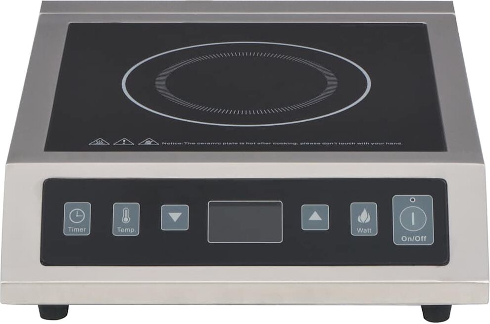 vidaXL Table de cuisson à induction électrique et écran tactile 3500 W