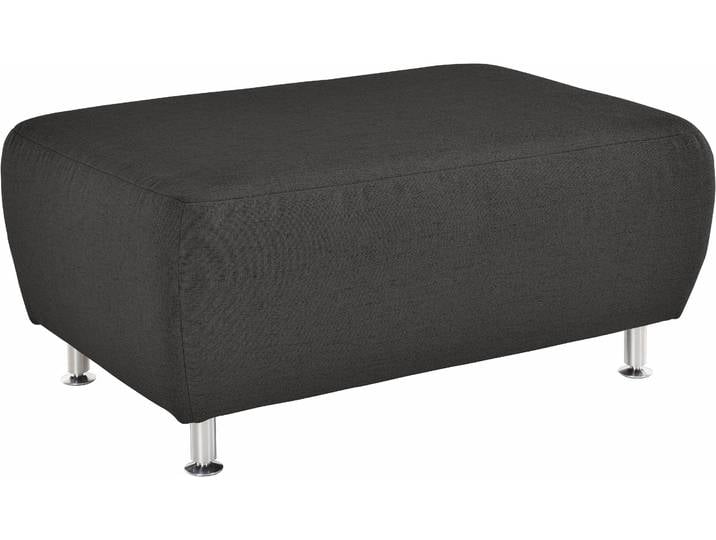 Hocker, Strukturstoff, Grau, 101×68 cm, Vielseitig & Modern, Places of Style