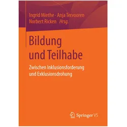 Bildung und Teilhabe, Fachbücher von Anja Tervooren, Ingrid Miethe, Norbert Ricken