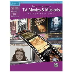 Top Hits from TV, Movies & Musicals Instrumental Solos, Fachbücher von Alfred Music, Alfred Music Publications