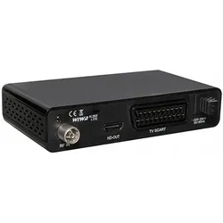 Wiwa TUNER DVB-T/T2 H.265 LITE (DVB-T, DVB-T2), TV Receiver, Schwarz