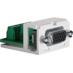Berker 1994 VGA Modul Zubehör polarweiß/schwarz