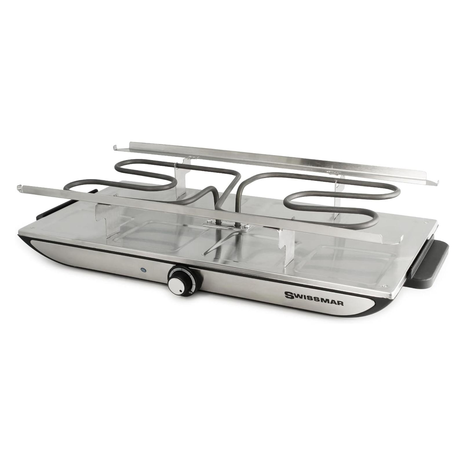 Swissmar Raclette-Grill für 8 Personen mit Pannetjes, Grillplatte und Antihaftbeschichtung (KF-78020AG)