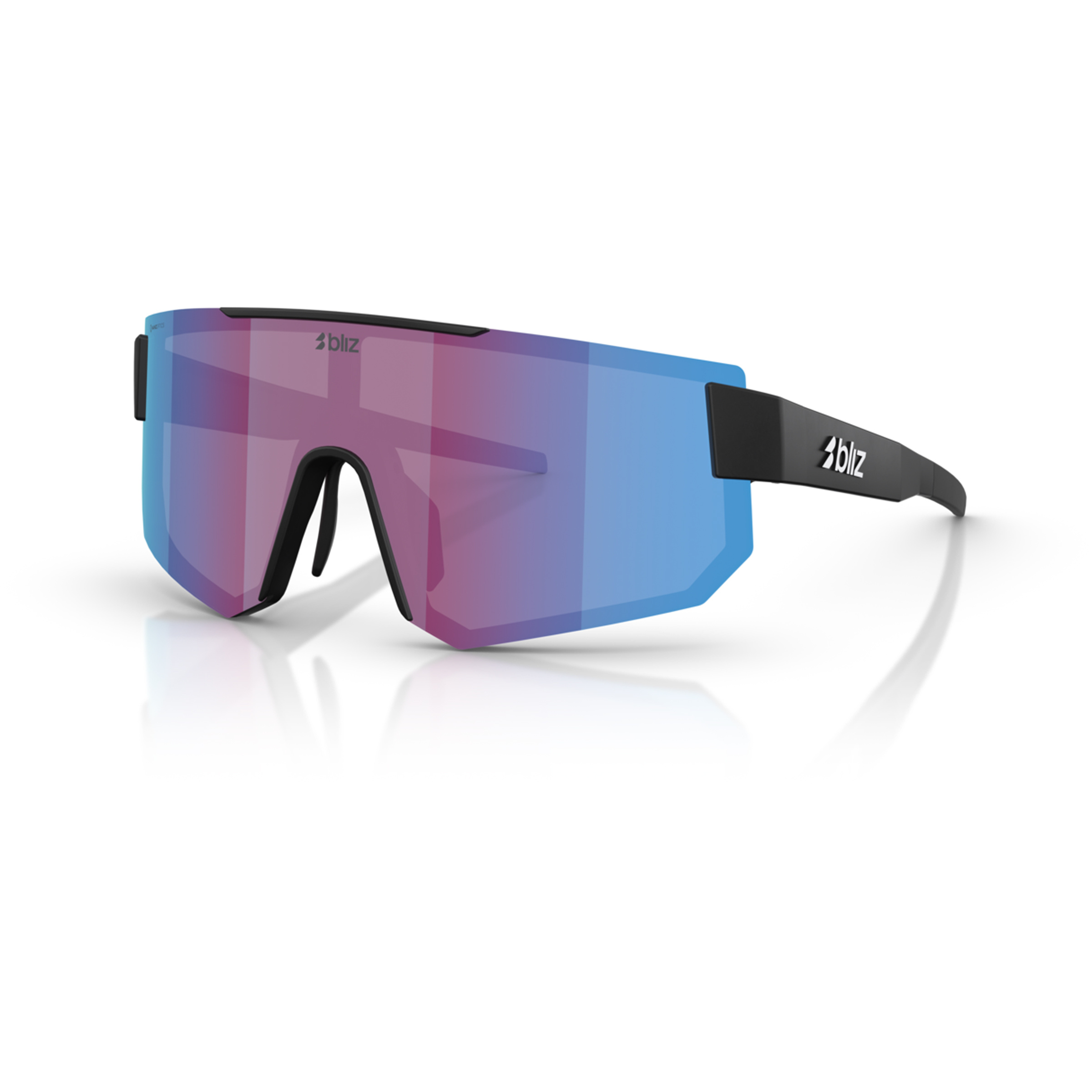 Bliz P005 Sportbrille Sportbrillen & Sportsonnenbrillen black-nano optics violet blue Trekking