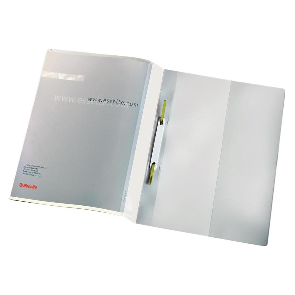 Esselte 28362, Konventioneller Dateiordner, A4, PVC, Weiss, 250 Blätter, 80 g/m² (A4) (28362)