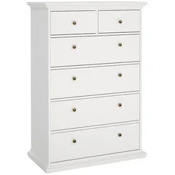Ebuy24, Kommode + Sideboard, Kommode Venedig (96 x 48 x 139 cm)