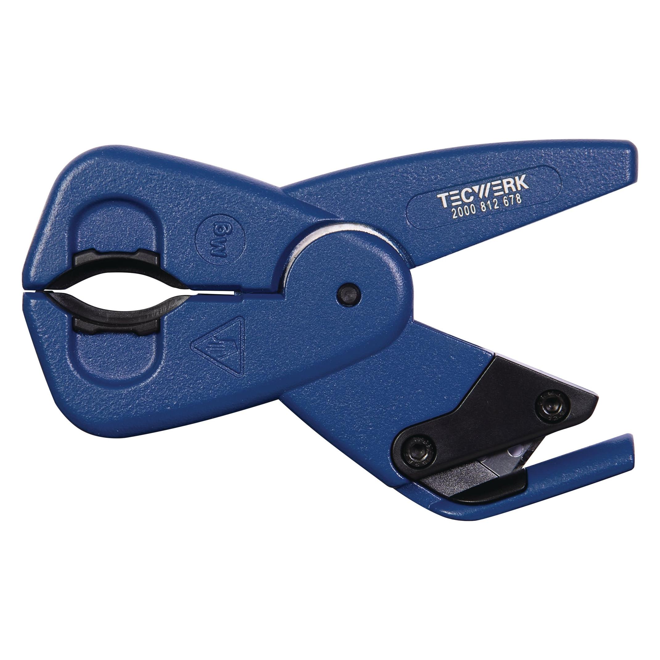 Tecwerk Kunststoffwellrohrschneider für Rohre 15-45 mm Magnesium-Druckguss (2000812678)