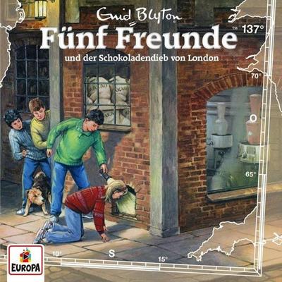 Folge 137: Fünf Freunde und der Schokoladendieb von London - Katrin McClean,Enid Blyton, Audio, 4064066659776
