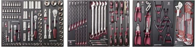 Kraftwerk Ensemble d'outils / 3 Sch. EVA3, 166 pièces (4932)