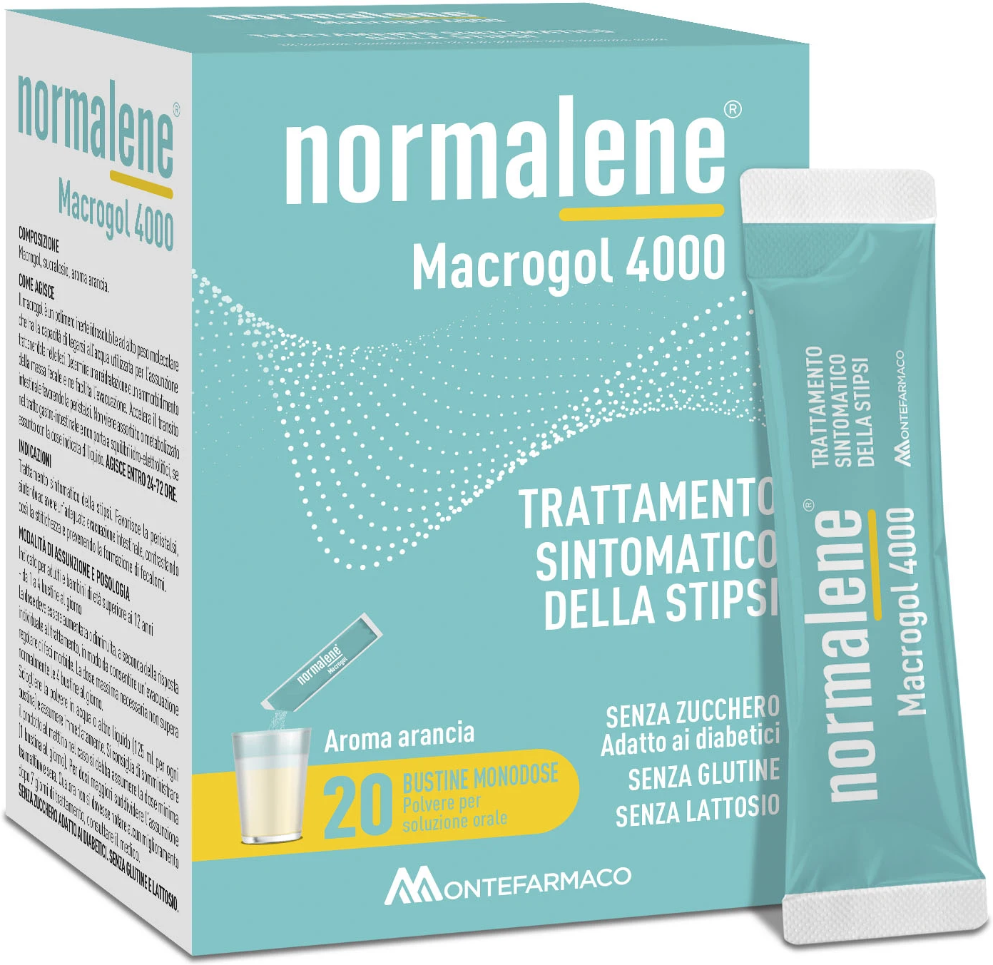 MONTEFARMACO OTC SpA Montefarmaco, Normalene Macrogol 4000, 20 Bustine