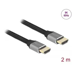 DELOCK Ultra High Speed HDMI Kabel 48Gbps 8K 60Hz grau 2m