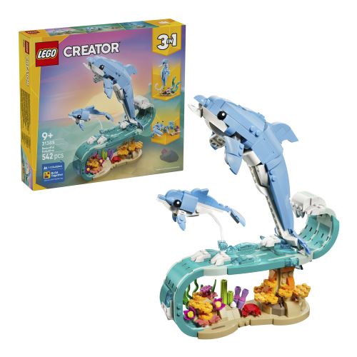 LEGO Creator 31385 3-in-1 Meerestiere: Wunderschöne Delfine