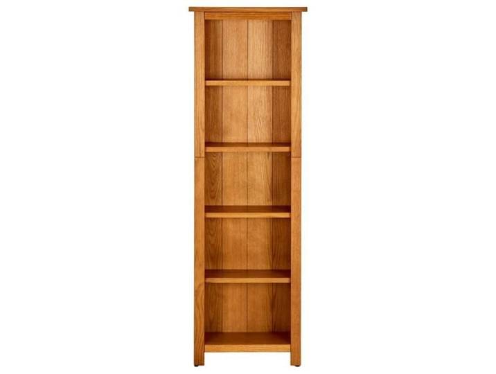 Bibliothèque - GAROSA - 5 étagères - Bois de chêne massif - 45x22x140 cm - Style classique intemporel