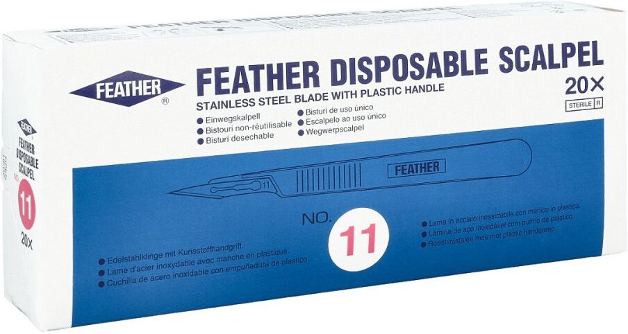 Skalpell Einmal Figur 11 Feather