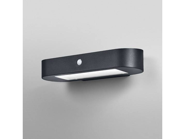 OSRAM LED-Sensor-Wandlampe ENDURA STYLE SOLAR OVAL 34 cm 830, schwarz, Aluminium, Modern