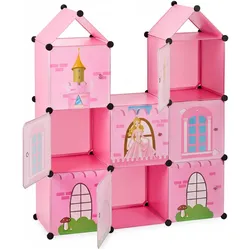 Relaxdays, Kinderregal, Schloss (110 x 37 x 128 cm)