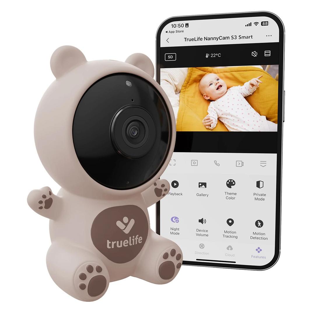 Truelife Video varuška S3 Smart TLVMMNCS3SNWA (Babyphone mit Kamera) (TLVMMNCS3SNWA)