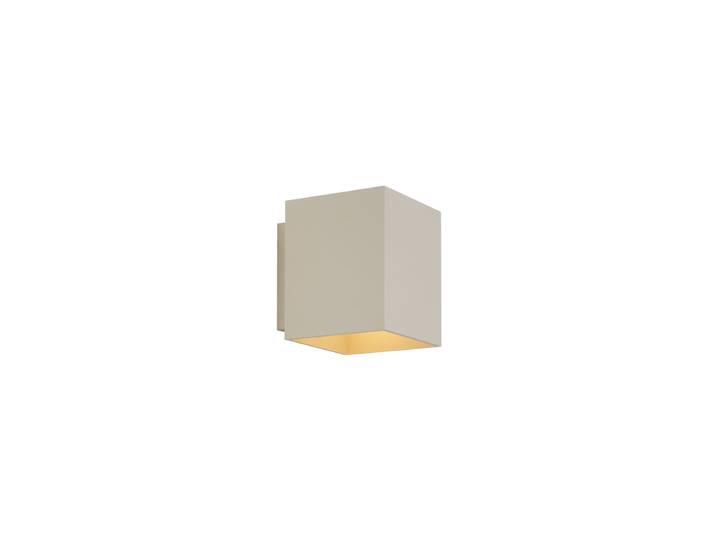 Applique murale moderne beige G9 carrée - Sola