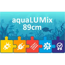 aquaLUMix 89cm Aquarium LED Beleuchtung | Komplett-Set konfigurierbar            