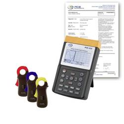 PCE Instruments PCE-830-1-ICA Netz-Analysegerät kalibriert (ISO) 3phasig Energiemessungen, mit Loggerfunktion, inkl. Stromzangen