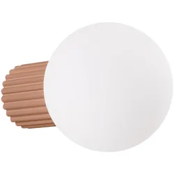 Sollux Wandleuchte HALO mokka IP44