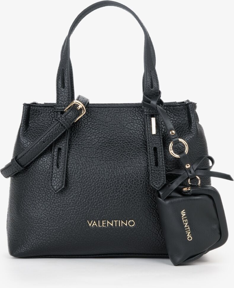 Shopper VALENTINO BAGS "NORTHA RE", Damen, Gr. B/H/T: 25cm x 20,5cm x 10cm, schwarz, Lederimitat, Taschen Shopper, Damen Umhängetasche, Schultertasche mit viel Stauraum schwarz B/H/T: 25cm x 20,5cm x 10cm