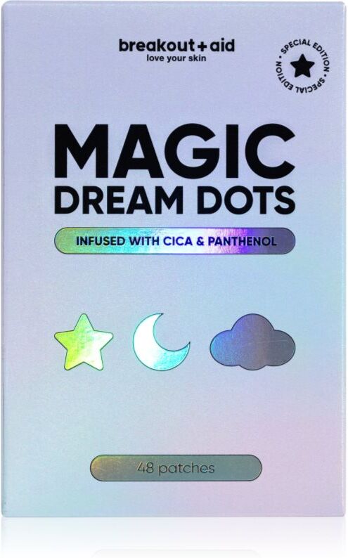 breakout + aid Magic Dream Dots patches for problem skin to treat acne with cica and panthenol 48 pc