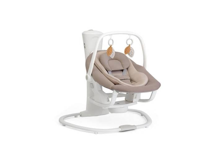 Joie Schaukelwippe Whimsy, Cappuccino, Kunststoff, 76x75x91.5 cm, EN 14988, anatomisch geformte Liegefläche, Spielbogen, Babymöbel, Babywippe