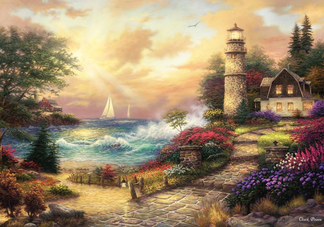 Grafika Puzzel Seaside Dreams van Chuck Pinson - 1000 stukjes