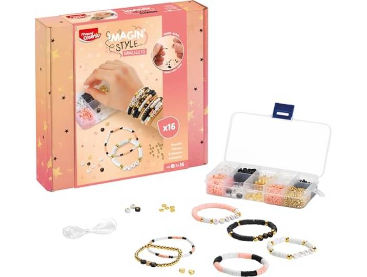 Maped Creativ - Imagin'Style Bracelets Glam - Kit de bijoux DIY enfant