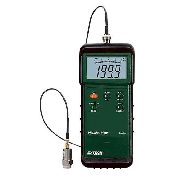 Extech Hochleistungs-Vibrationsmessgerät 407860 (Schwingungsmessgerät) (407860)