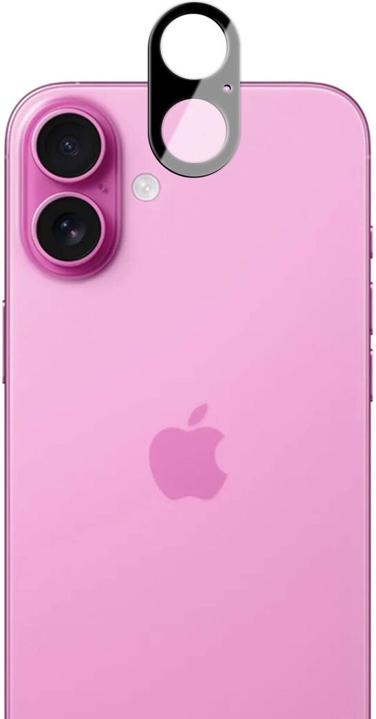 Apple iPhone 16 / 16 Plus / 17 Hupsis Takakameran Panssarilasi, Musta