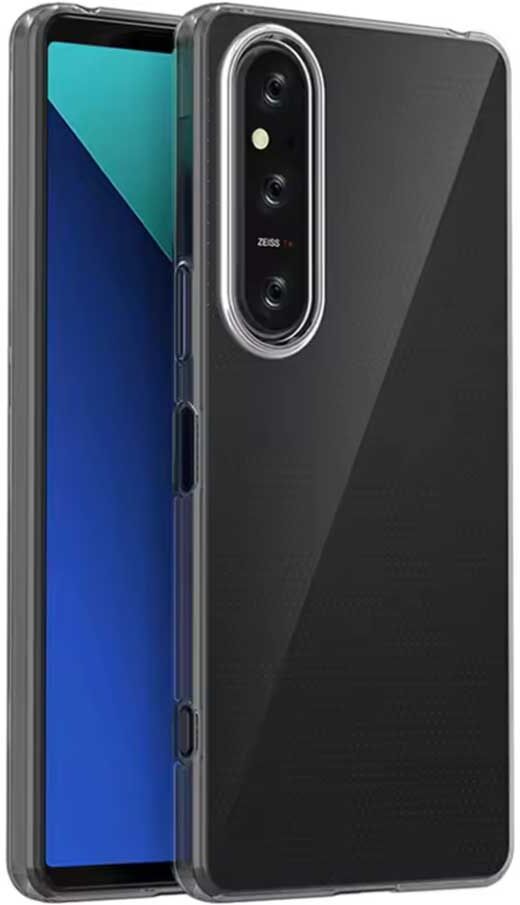Sony Xperia 1 VII Hupsis Huomaamaton Suojakuori, Kirkas