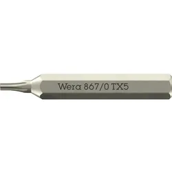 Wera 867/0 Micro Bits für Innen TORX® Schrauben, TX 5 x 30 mm - 05058130001