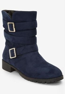 Women's The Madi Boot by Comfortview in Navy (Size 9 M)