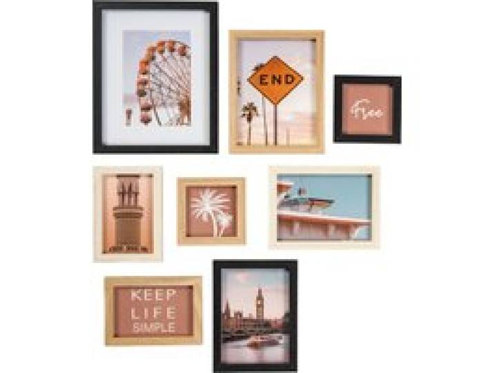 LIVARNO® Cadre photo ou Lot de cadres photo (noir/blanc/bois)