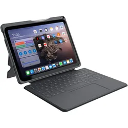 Deqster Smart Rugged Touch Plus (DE, Apple iPad 2022 (10. Gen)), Tablet Tastatur, Grau