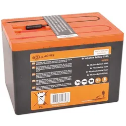 Gallagher Powerpack Batterij 9V/210Ah - (1 Stk., 9V Block), Batterien + Akkus