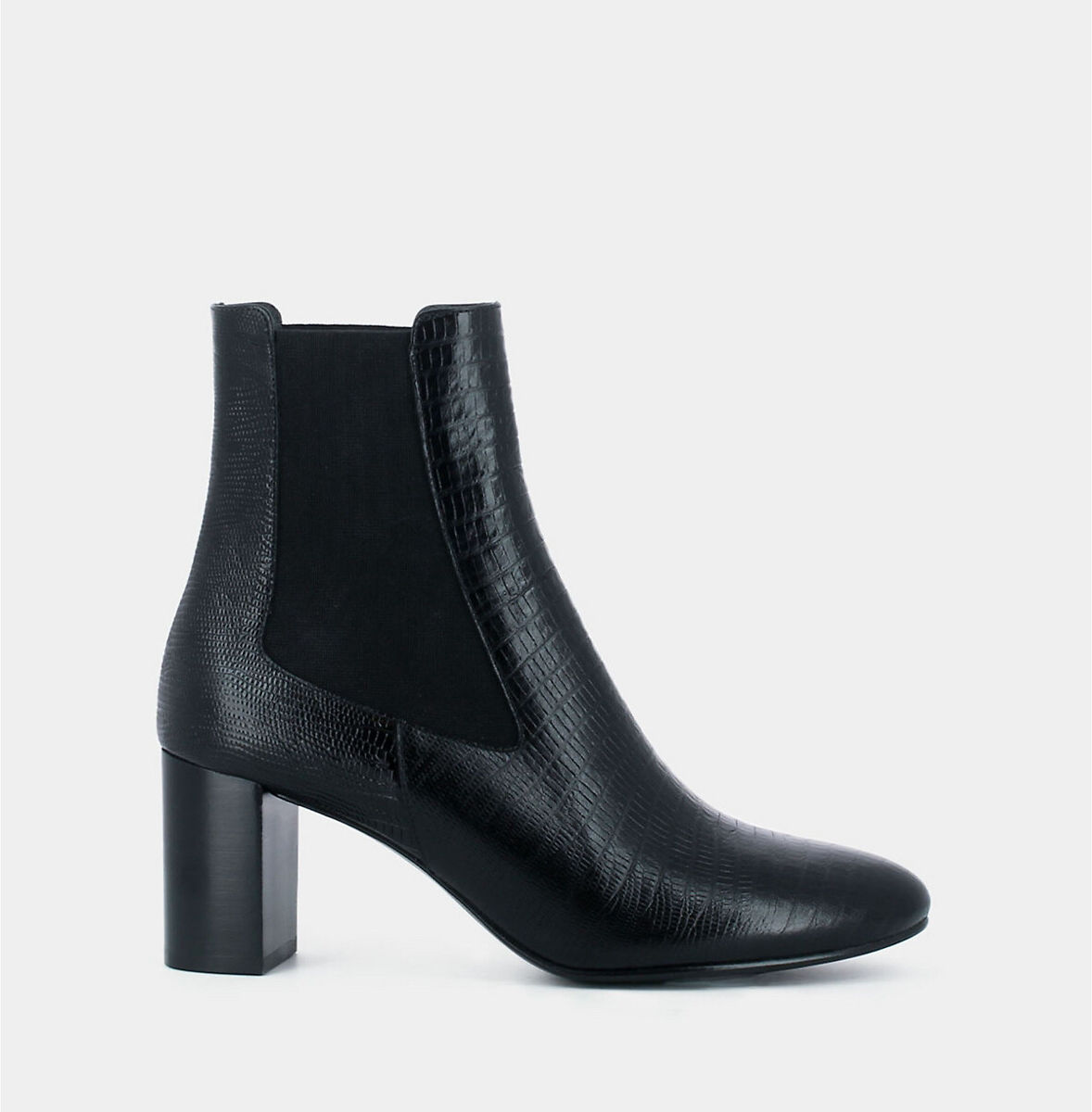 JONAK Bottines chelsea cuir à talon Duris