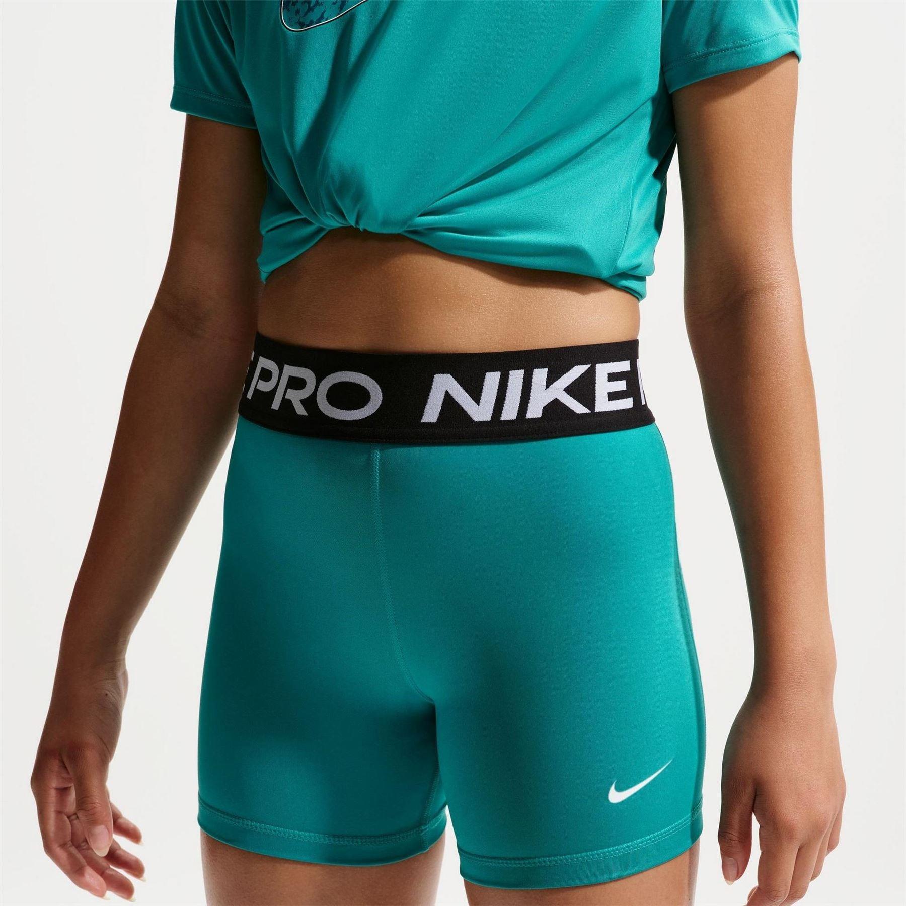 Nike - Kompressions-Shorts für Mädchen (Arktisgrün)