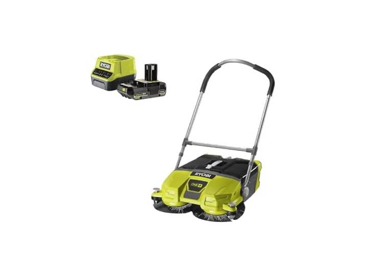 Pack RYOBI Balayeuse motorisée R18SW3-0 - 18V One+ - 533 mm - 1 batterie 2.0Ah - 1 chargeur rapide RC18120-120
