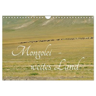 Mongolei - weites Land (Wandkalender 2027 DIN A4 quer), CALVENDO Monatskalender