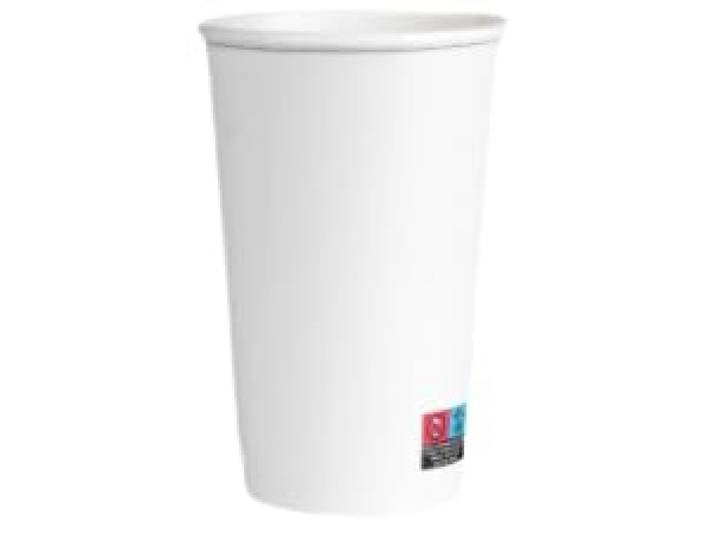 COVR Weiße Pappbecher Coffee to Go, Einweg Kaffeebecher & Papierbecher, für Heiß- & Kaltgetränke, robust und griffig, 40 cl (14 oz), 1000 Stück